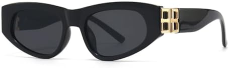 

Модные солнцезащитные очки в маленькой квадратной оправе для женщин, ретро-очки в форме «кошачий глаз» и солнцезащитные очки для мужчин, придающие индивидуальность MTZJH, D1