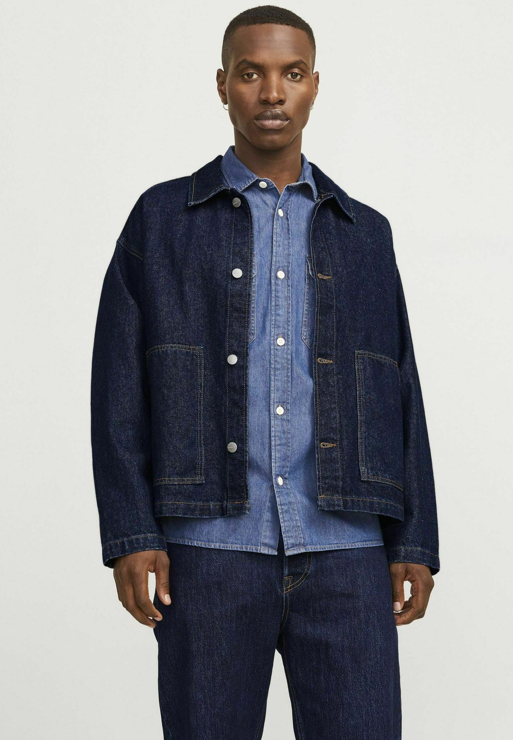 

Джинсовая куртка WIDE FIT Jack & Jones, цвет Dark Denim