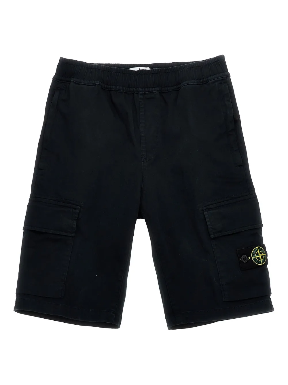 

Спортивные шорты с нашивкой Compass Stone Island Junior, черный