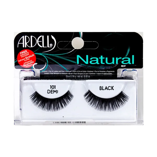 

Многоразовые и простые в применении накладные ресницы Natural Demi 101 Ardell, 1 UD