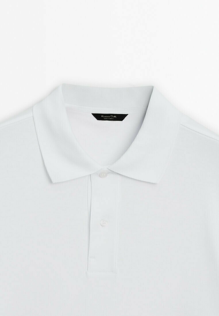 

Поло Massimo Dutti, белый