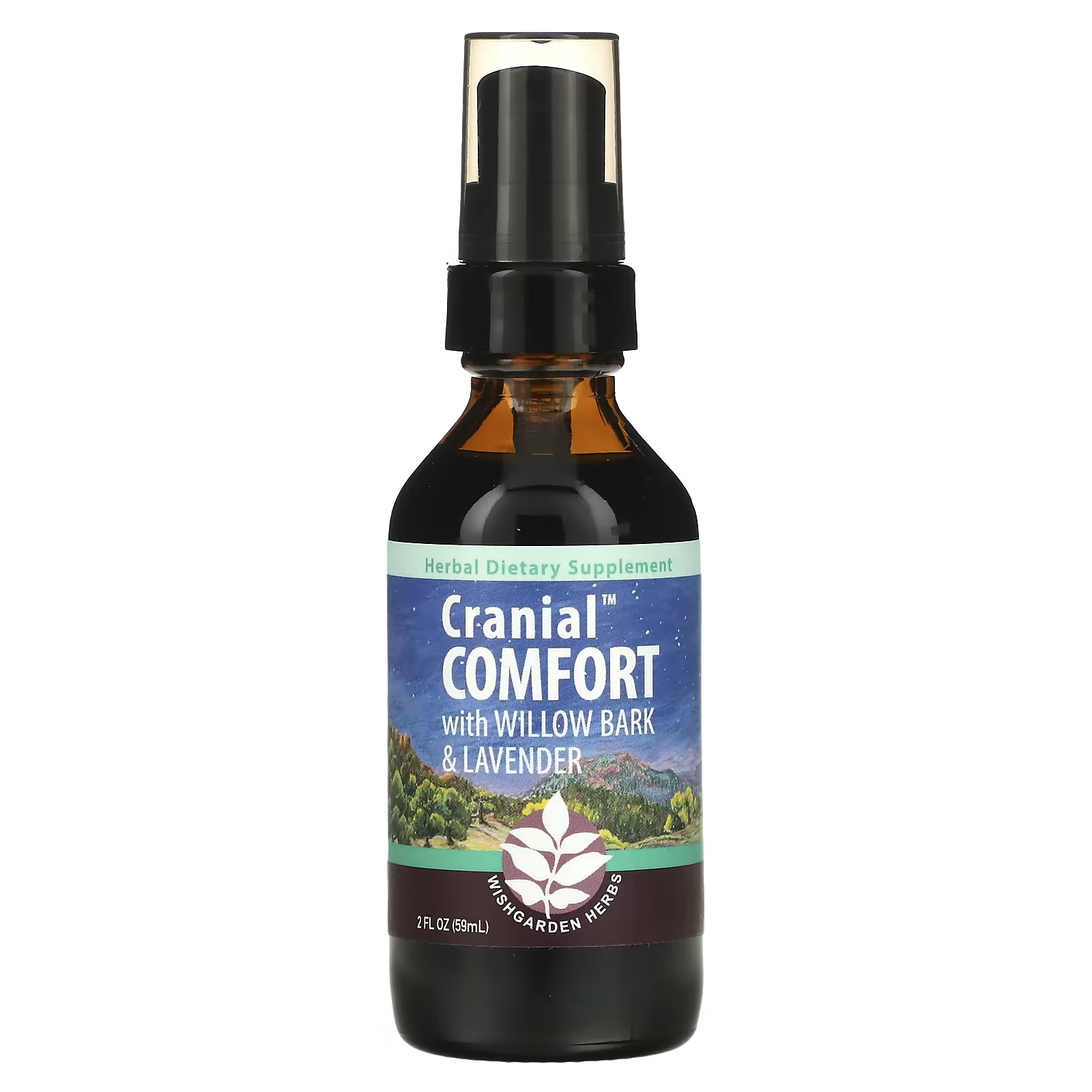 

Добавка WishGarden Herbs Cranial Comfort с корой ивы и лавандой, 59 мл