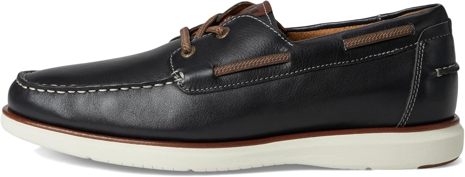 Мужские мокасины Florsheim Tropics с эластичной шнуровкой и открытой шнуровкой, темно-синий — фото 4