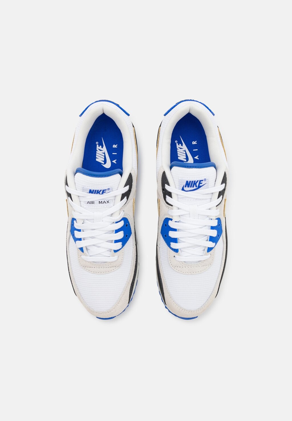 

Кроссовки на шнуровке AIR MAX 90 PRM Nike, белый