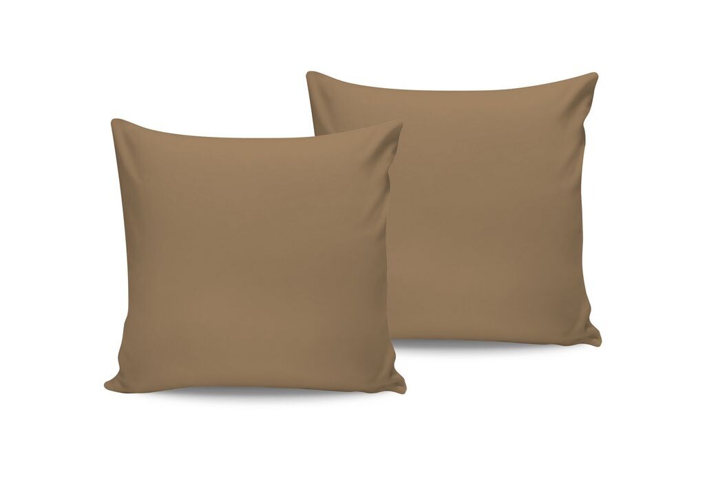 

L'Essentiel Linge de Maison, Light Brown, комплект наволочек (2 шт.) (DE), светло-коричневый, 100% ХЛОПОК RANFORCE, 80 x 80 см