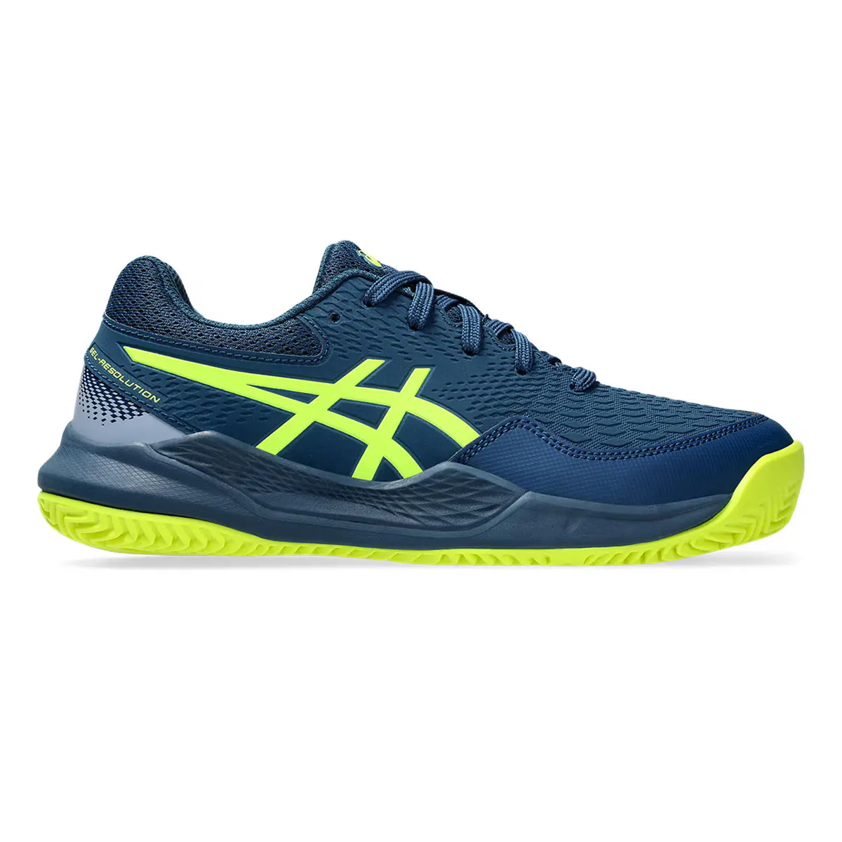 

Теннисные кроссовки Asics GEL-RESOLUTION 9 GS CLAY для детей, синий/желтый