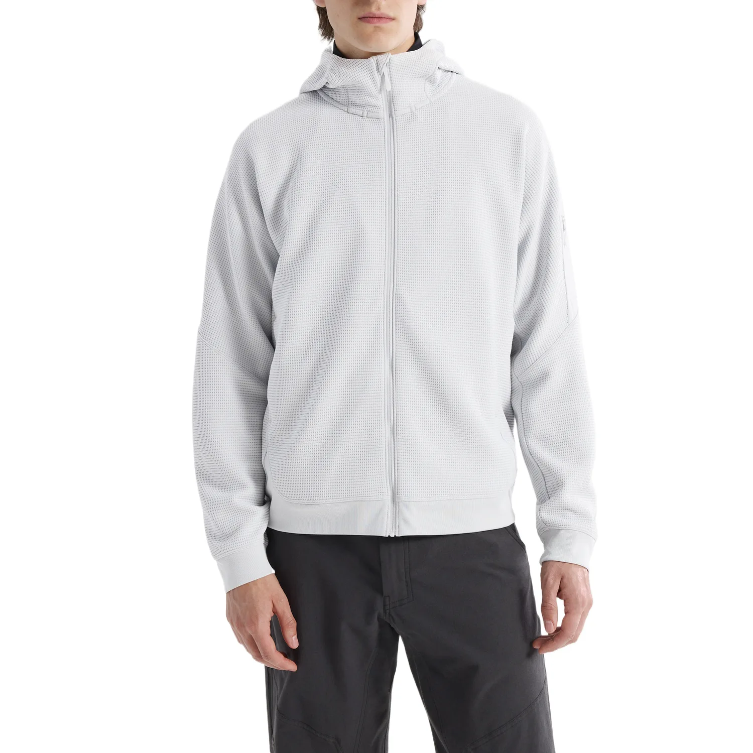 Толстовка с капюшоном Olera для мужчин Arcteryx, Driftwood White/Sea Salt — фото 3