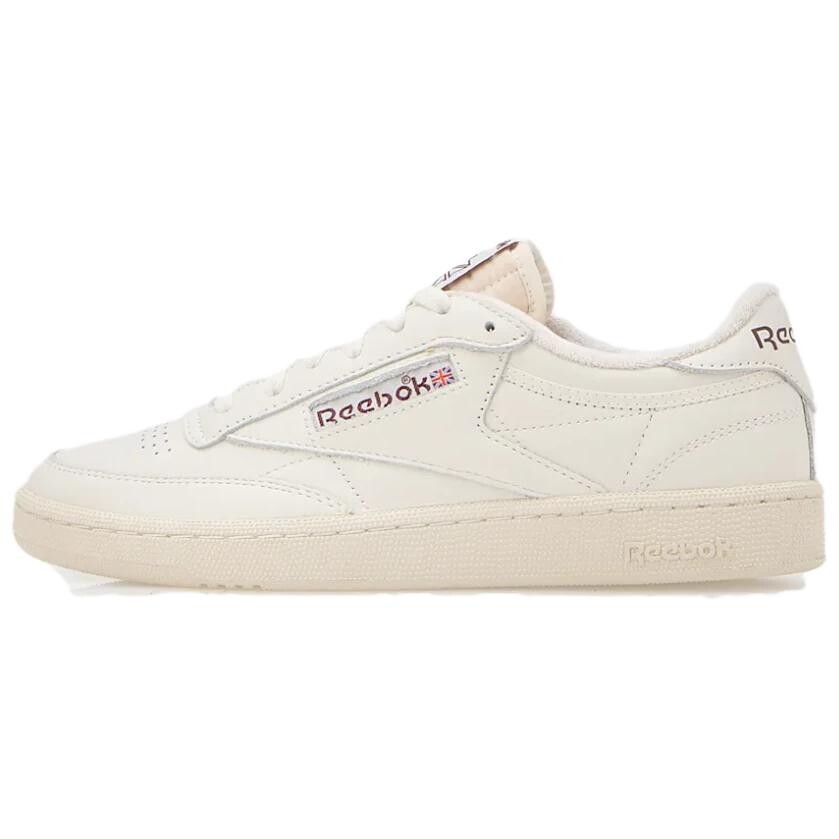 

Кроссовки Reebok Club C 85 Vintage 'Chalk Maroon', бежевый