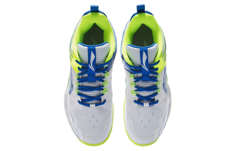 Кроссовки LINING Sound Waves Badminton Shoes Men Low-top Standard White/pale Blue — фото 3