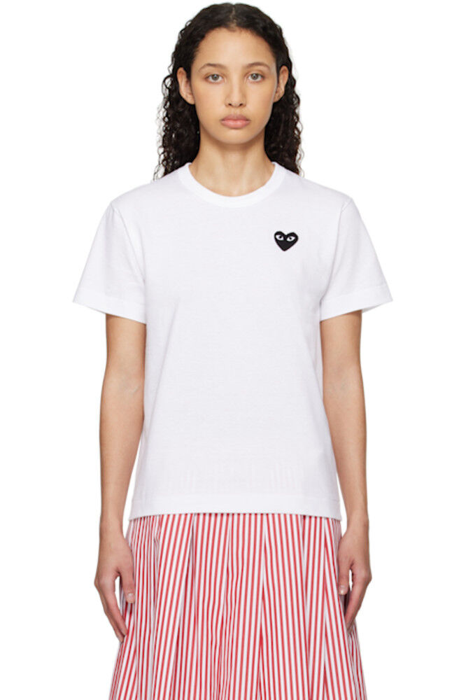 

Футболка с белым сердцем COMME des GARÇONS PLAY