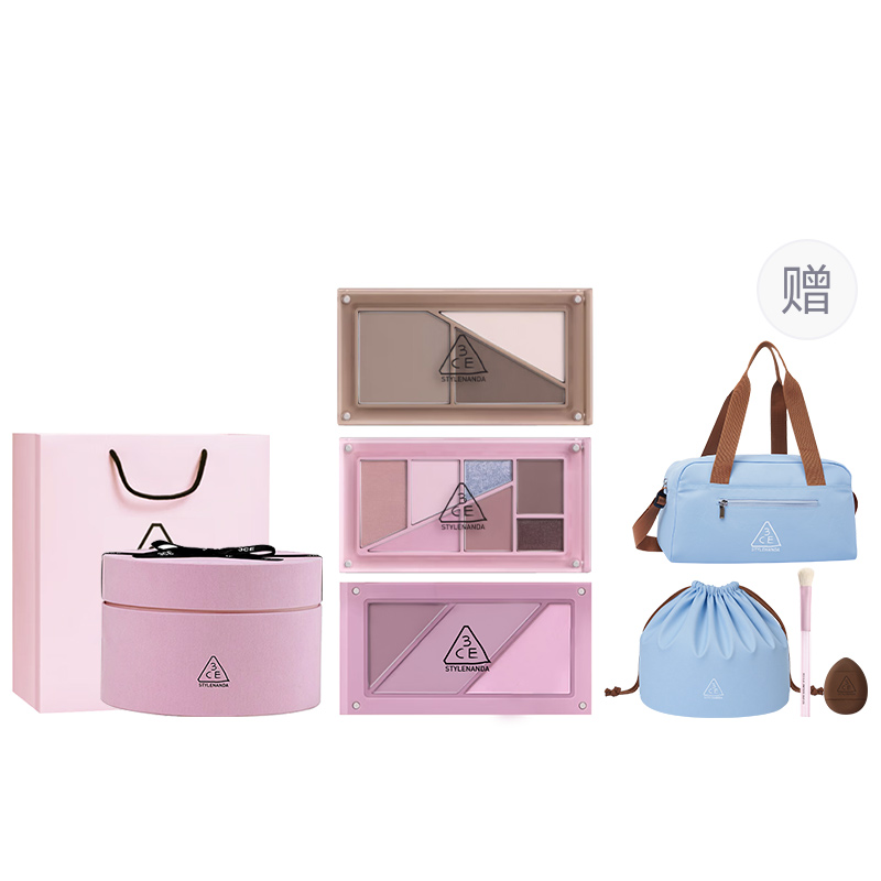 Подарочный набор палеток 3CE Layer It All Palette #01 Палисандр + #01 Нюдовый розовый + #01 Мягкий кофейно-коричневый — фото 2