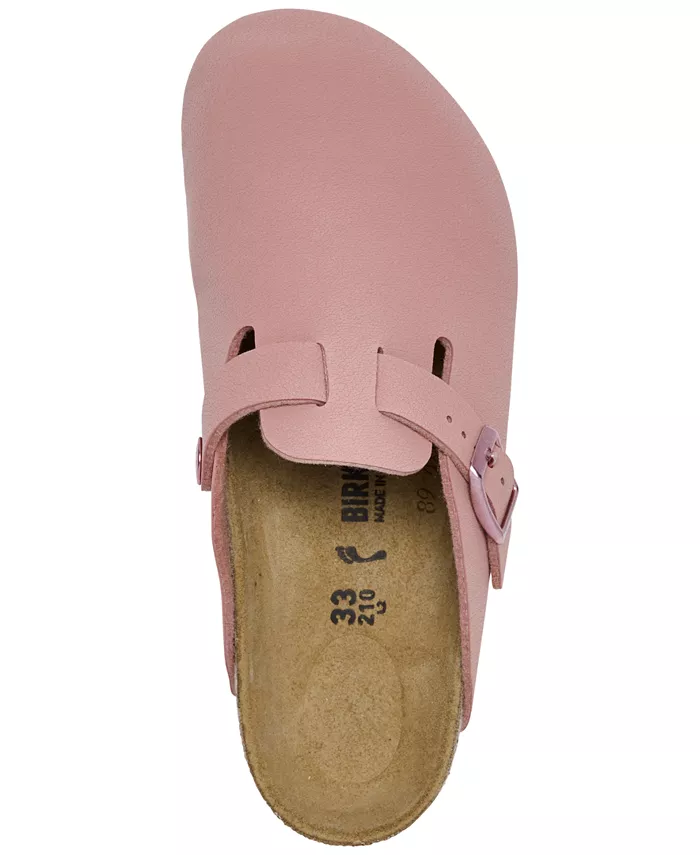 Детские босоножки Boston из замши и кожи от Finish Line Birkenstock, розовый — фото 4