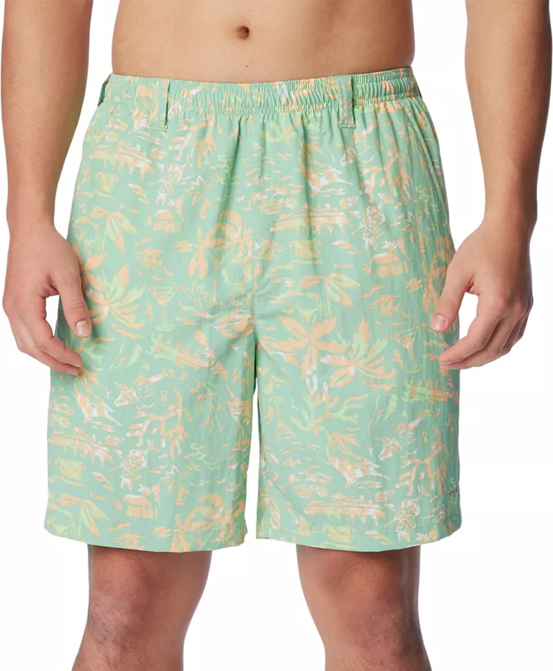 

Мужские шорты для воды Columbia PFG Super Backcast, цвет New Mint Kona Kraze