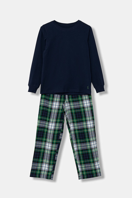

Детская хлопковая пижама Polo Ralph Lauren, темно-синий
