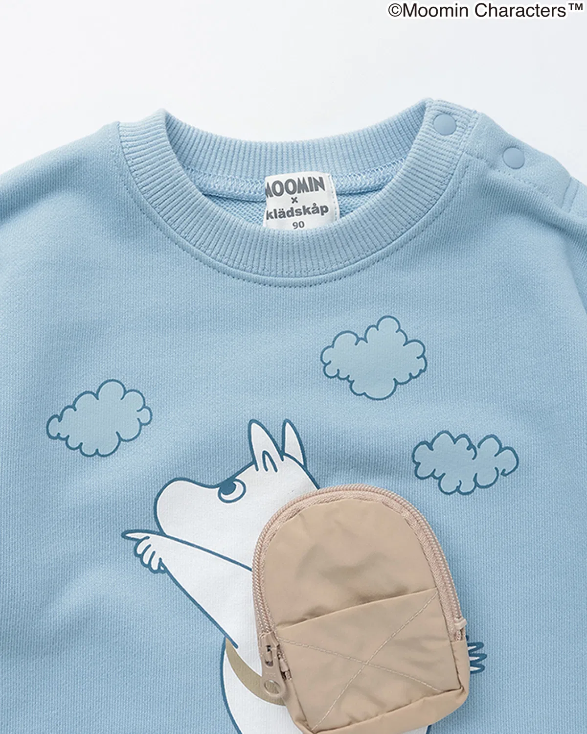 Толстовка с рюкзаком Moomin, красная — фото 3