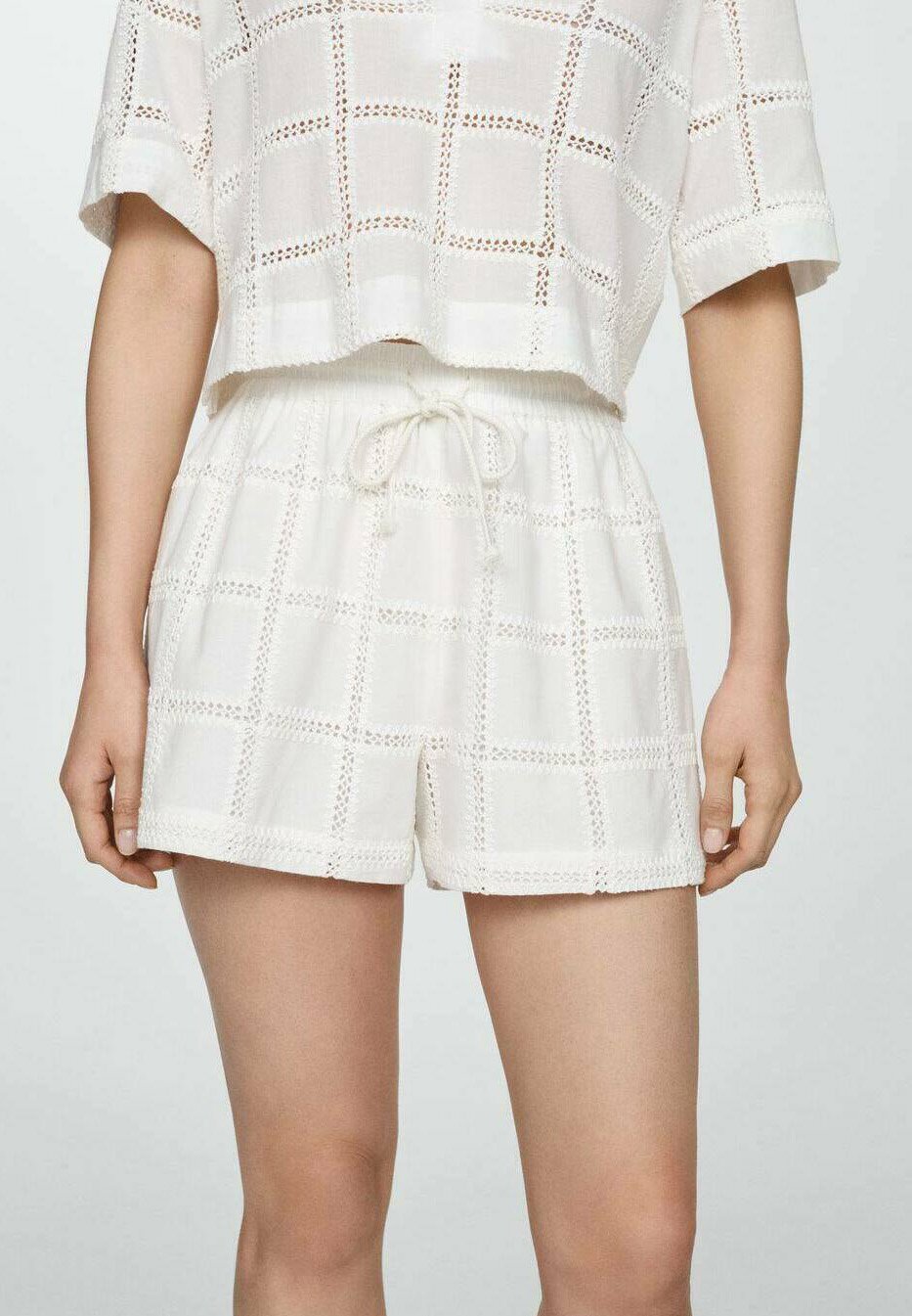 

Шорты SQUARED Mango, кремовый