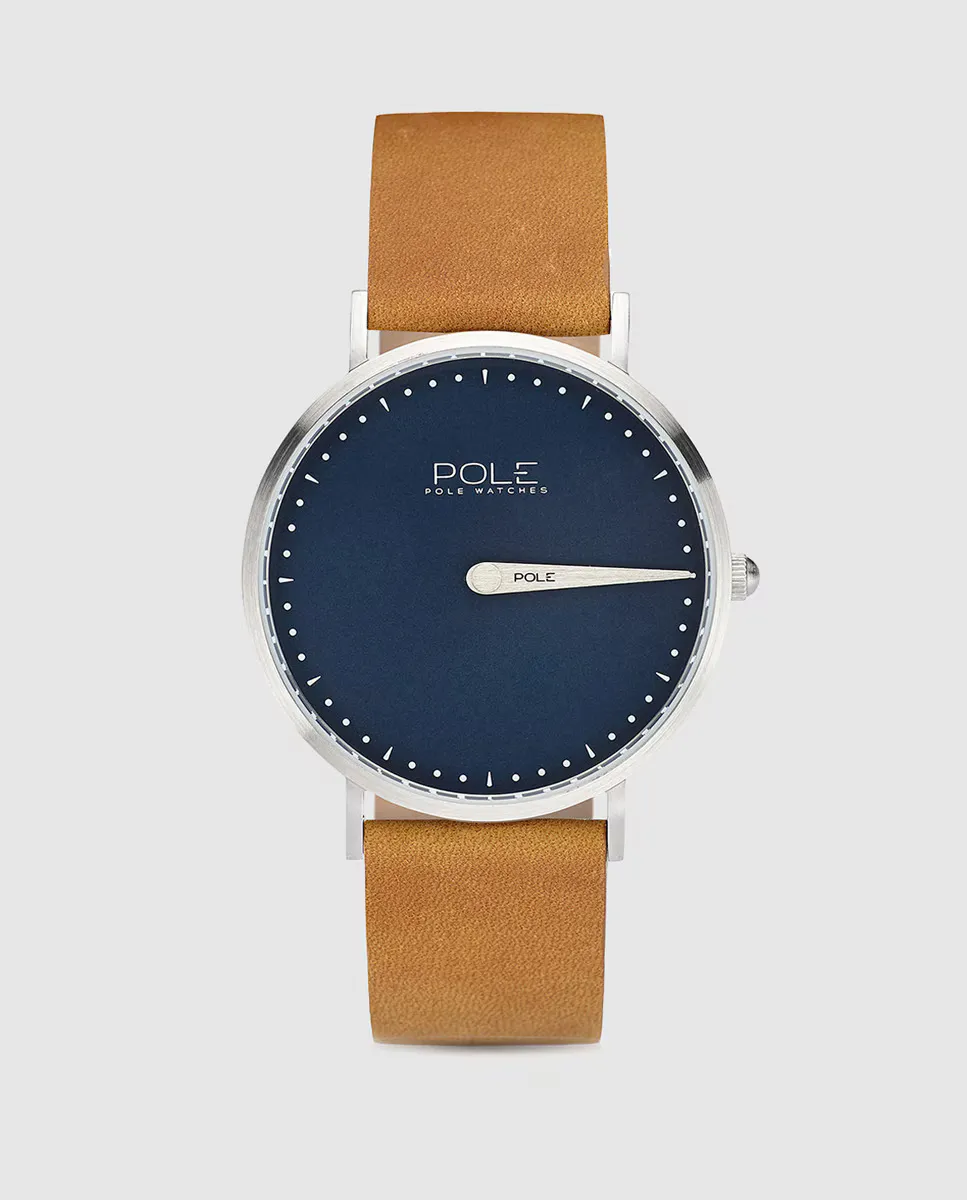 

Pole Watches Classic C-1001AZ-MA02 мужские часы из верблюжьей кожи, коричневый