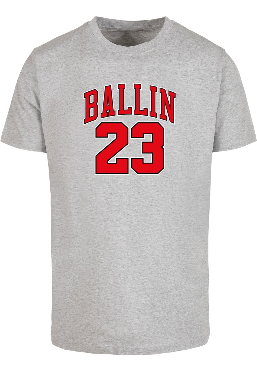 

Рубашка обычного кроя Mister Tee Ballin 23, пятнистый серый