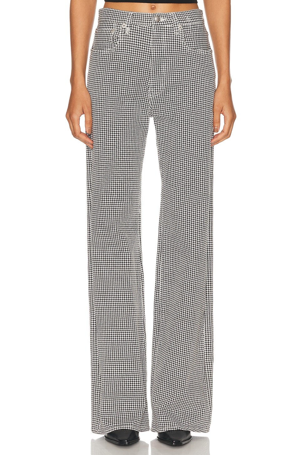 

Джинсы женские R13, цвет Printed Houndstooth