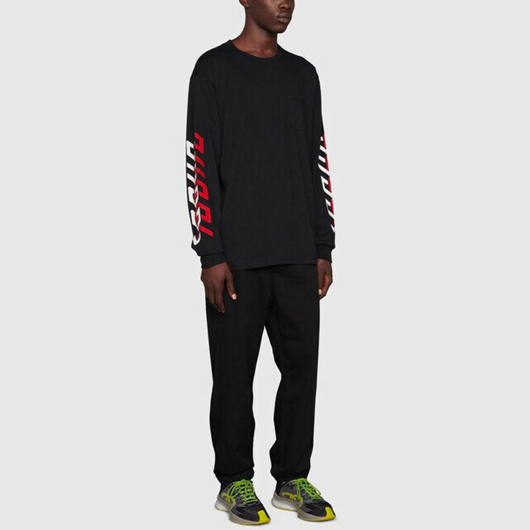 Футболка Gucci Cotton T-Shirt With Gucci Mirror Print 'Black' 676063-XJDWA-1152, черный — фото 2