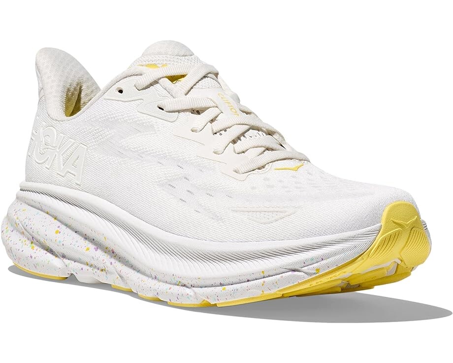 

Кроссовки Hoka Clifton 9, цвет White/Lemonade