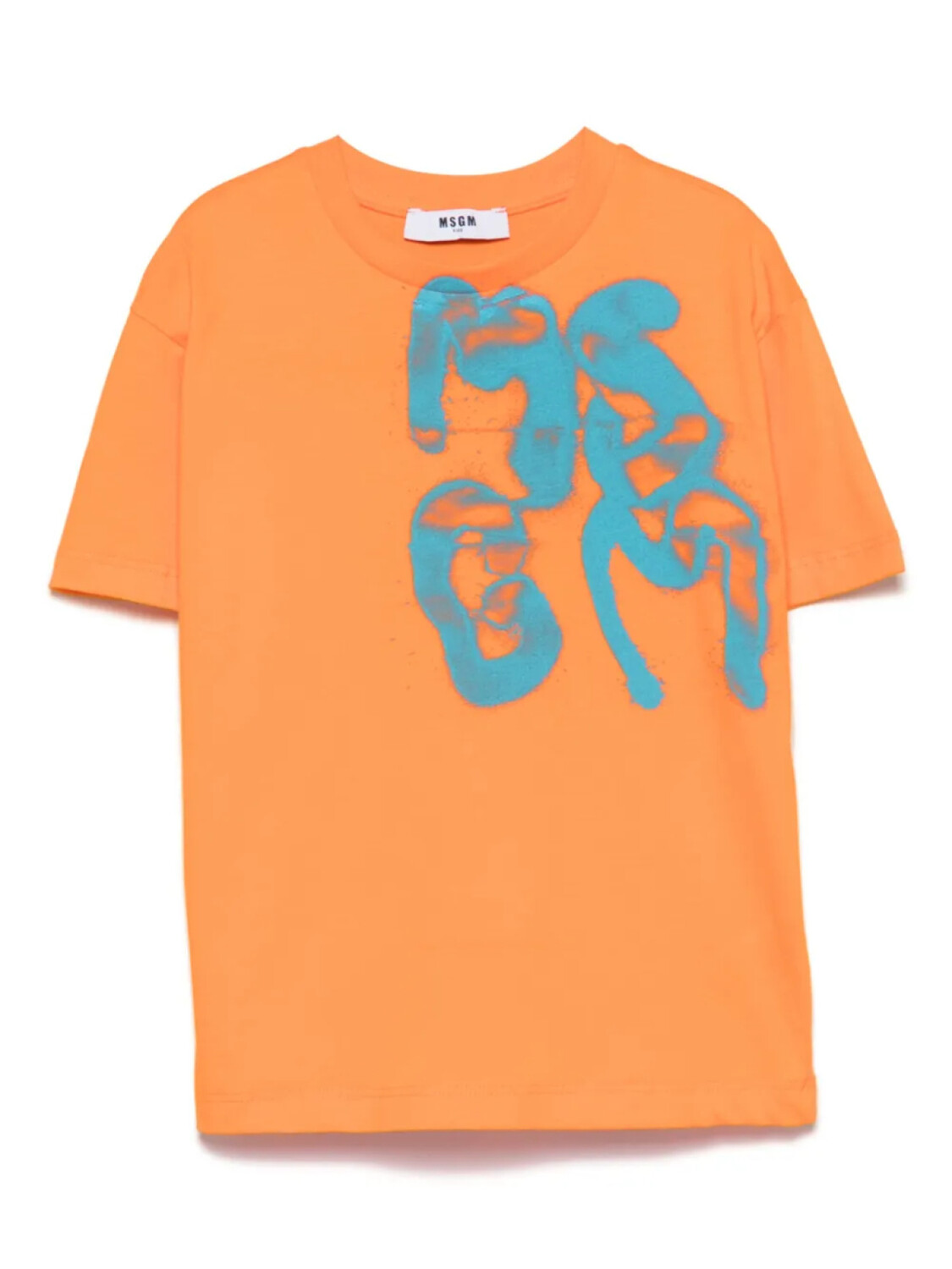 

MSGM Kids футболка из джерси, оранжевый