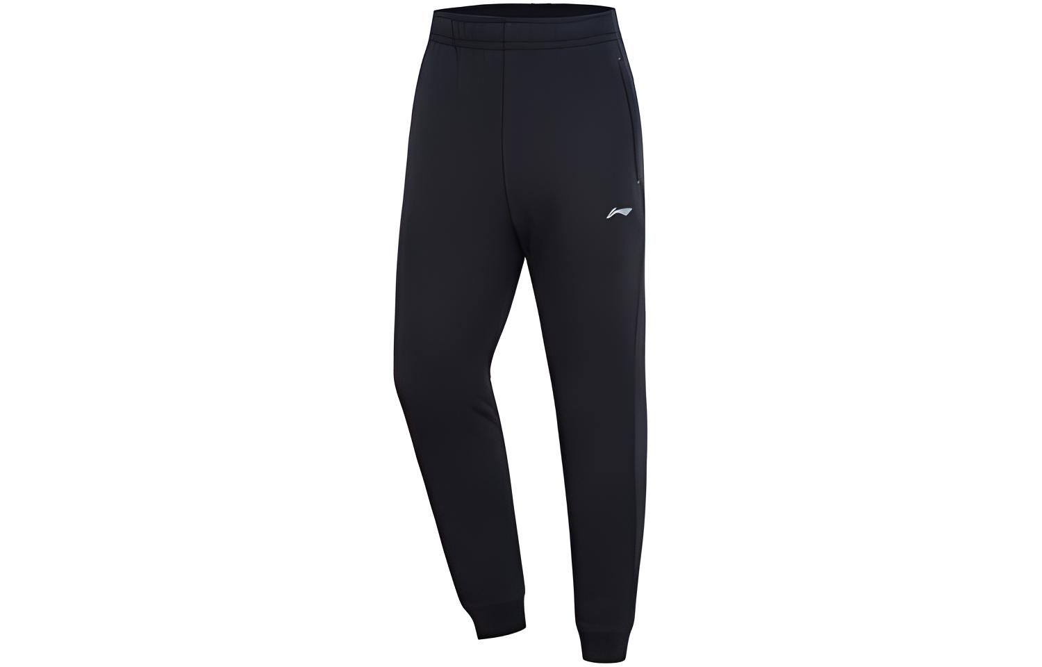 

Трикотажные спортивные штаны LiNing, стандартные, черные