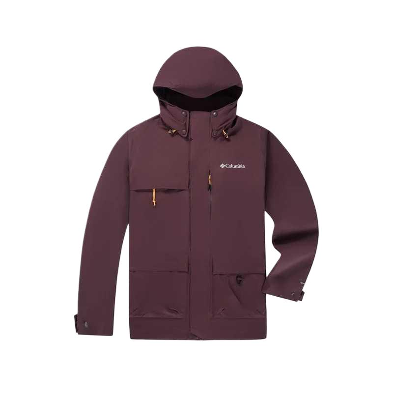 

Columbia Водонепроницаемая и теплая ветровка мужская фиолетовая, Purple/607