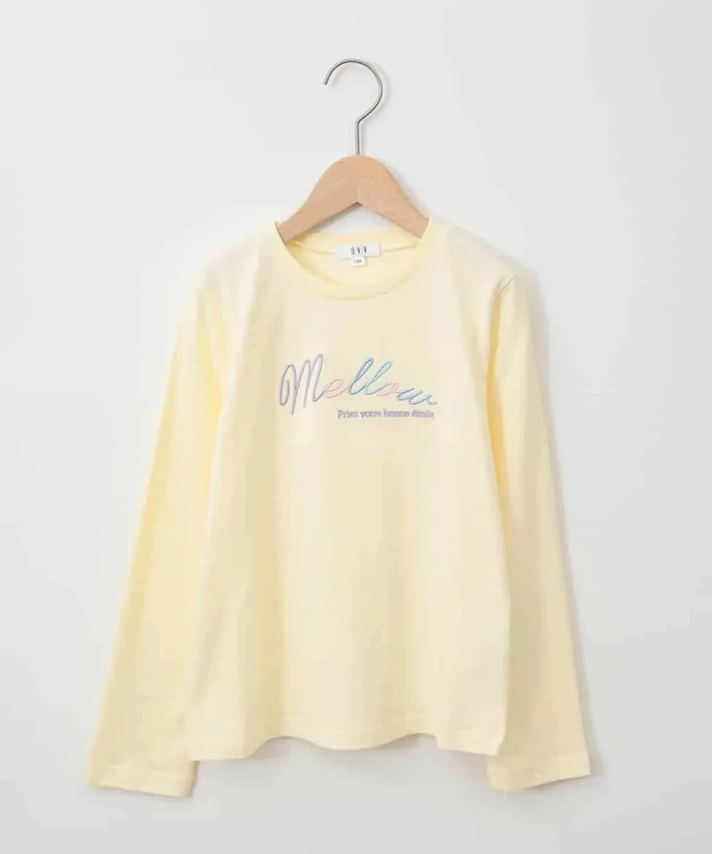 Футболка с длинным рукавом с логотипом разных расцветок A.V.V, Light Yellow — фото 2