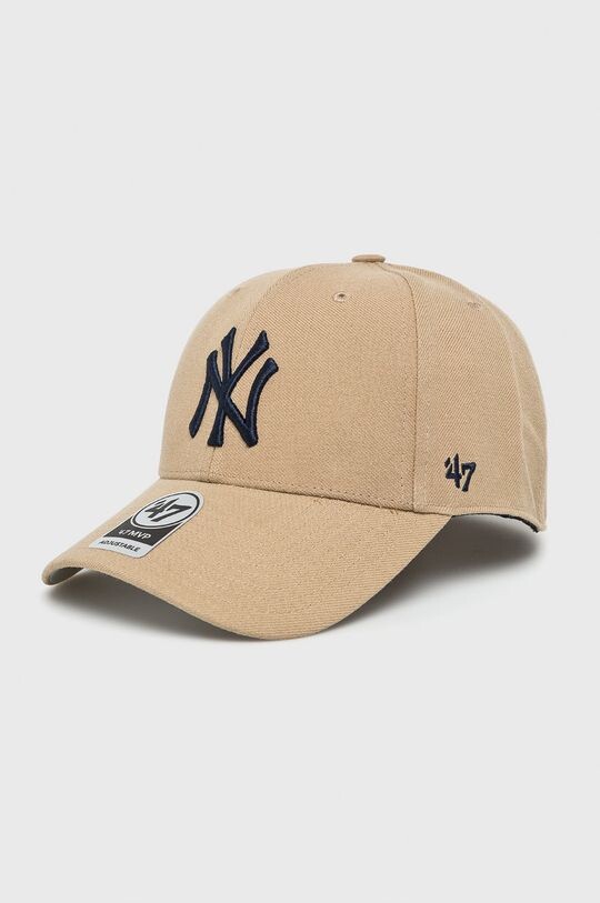 

Кепка MLB New York Yankees 47brand, бежевый