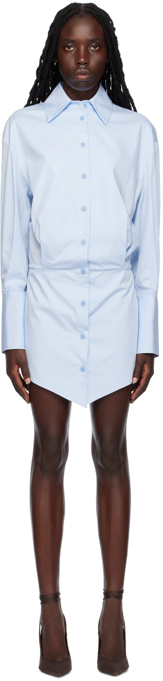 

Синее мини-платье Silvye The Attico