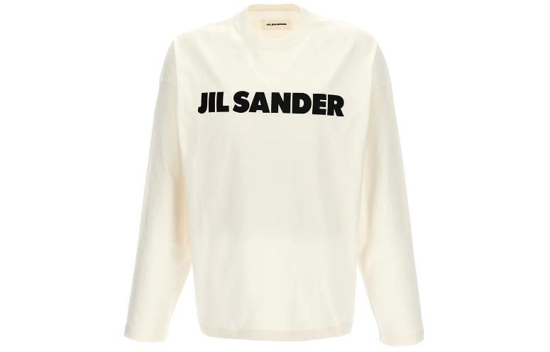 

Джемпер с принтом логотипа JIL SANDER, белый
