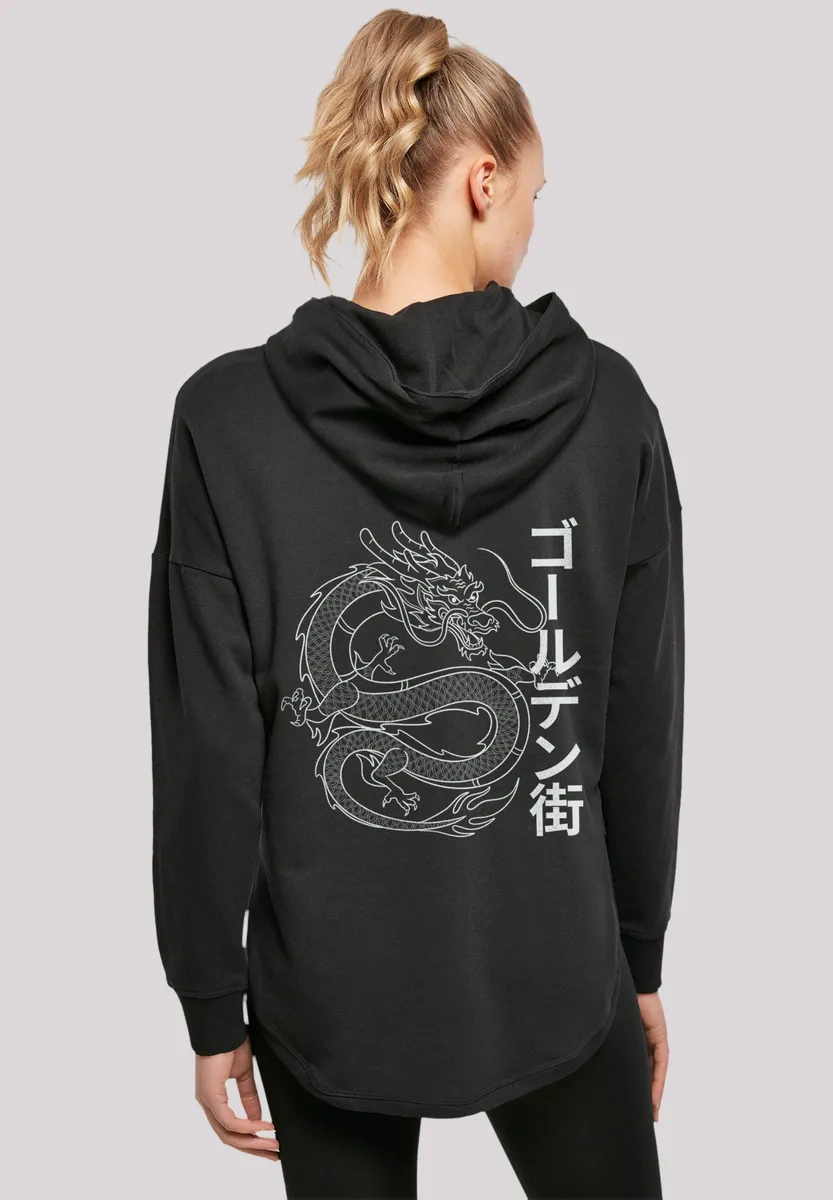 

Толстовка F4NT4STIC "Dragon Golden Gai", принт, черный
