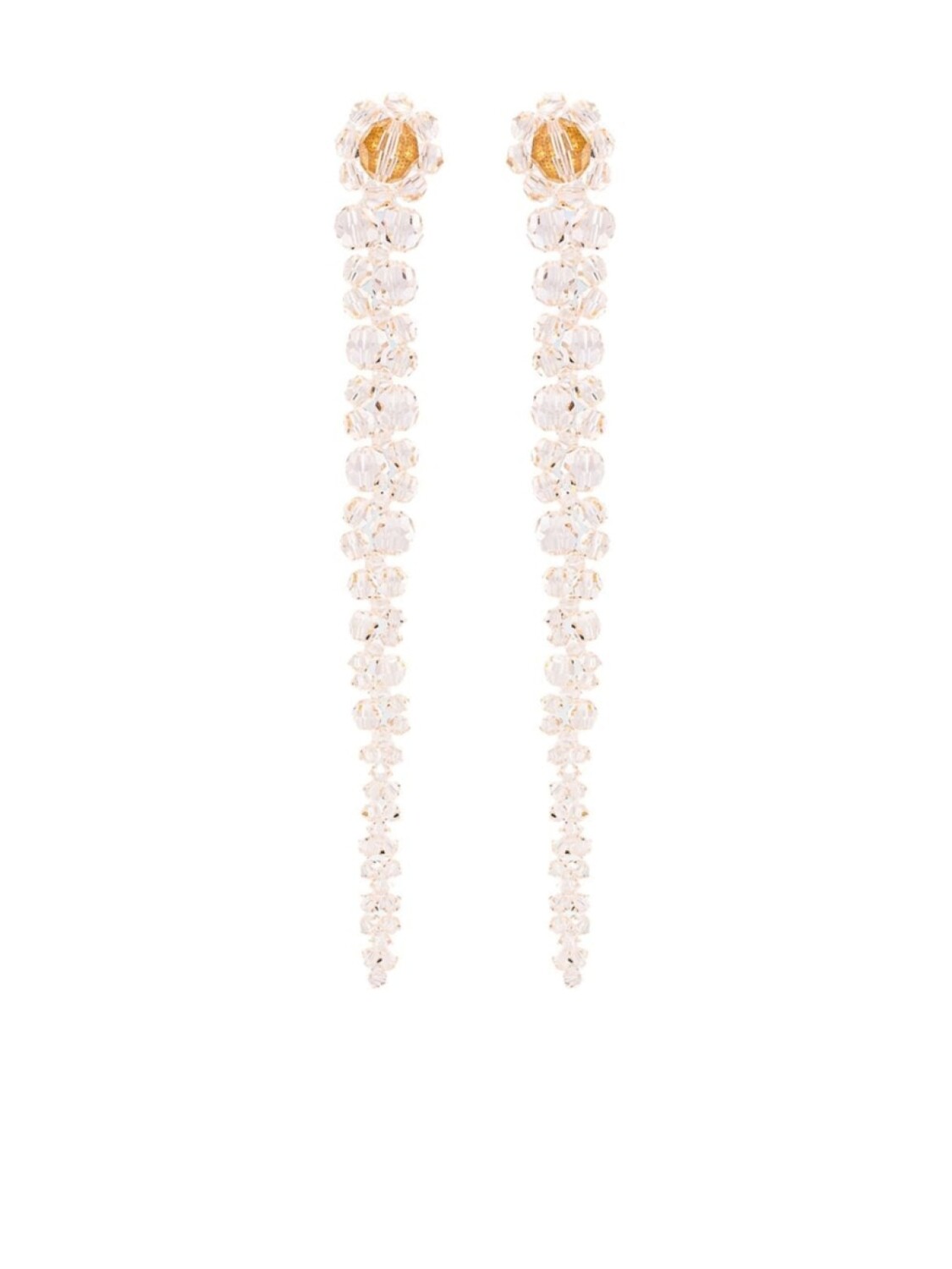

Серьги-подвески с кристаллами Simone Rocha, розовый