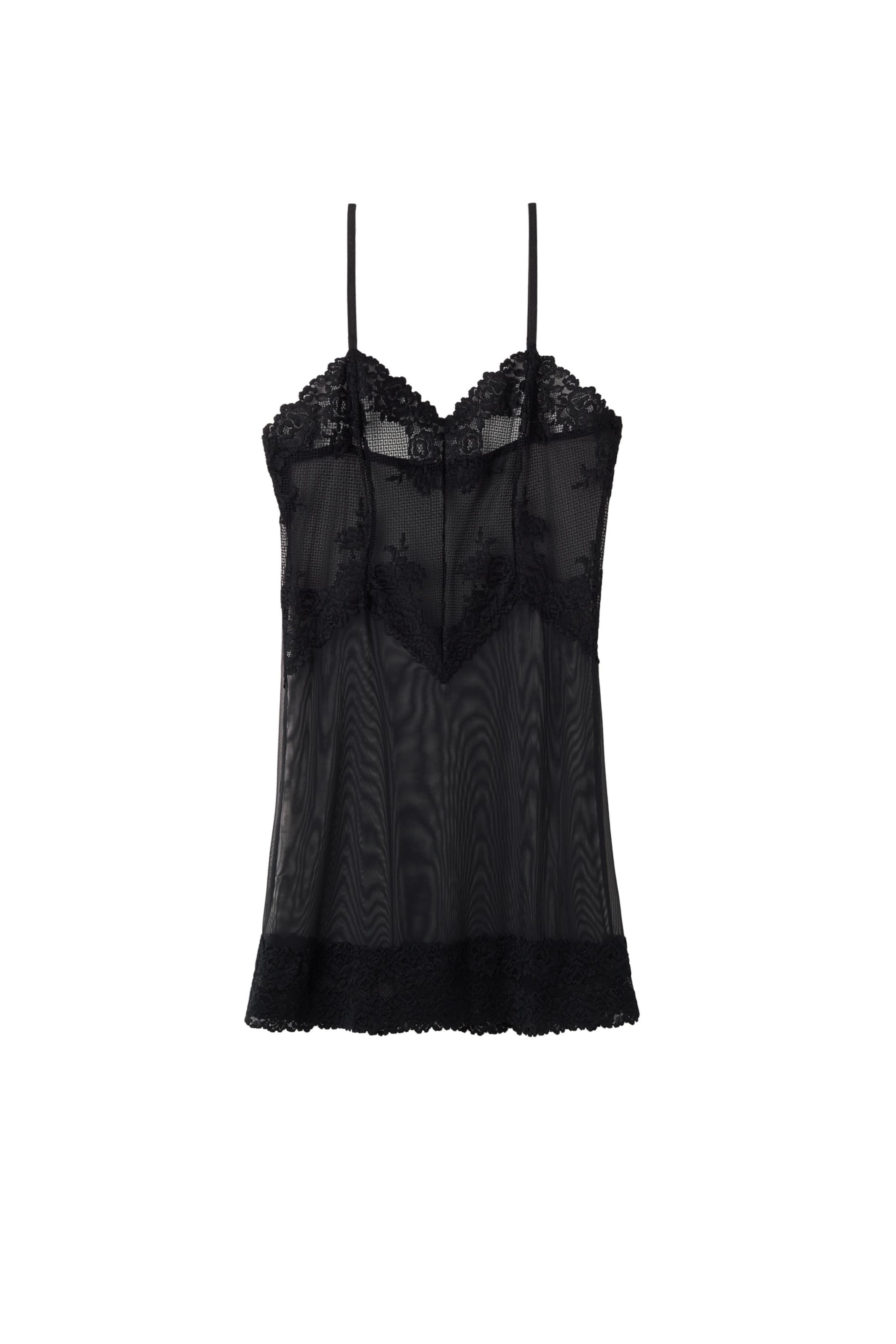 

INTIMISSIMI Пеньюар 'Pretty Flowers' в черном цвете