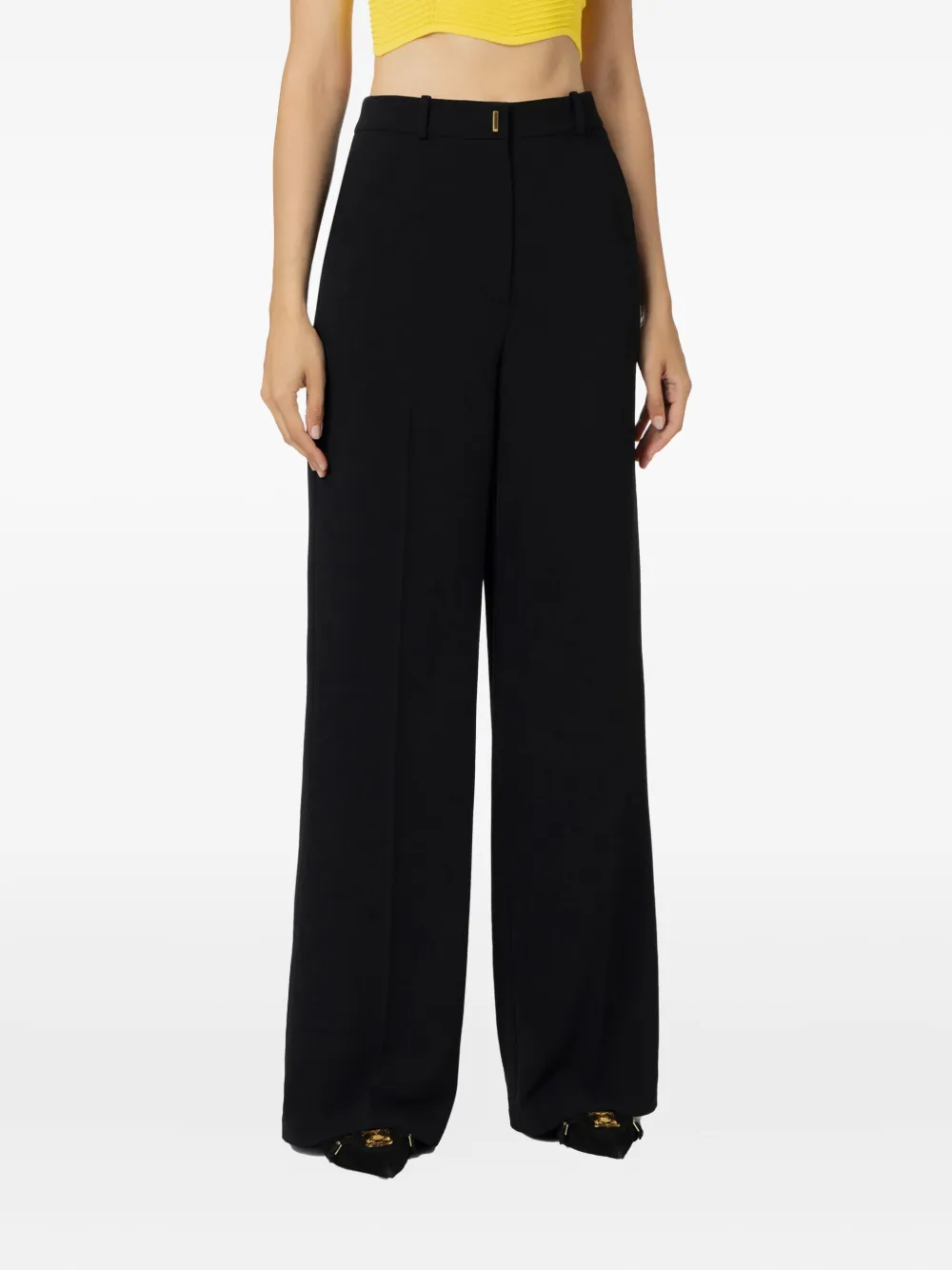

Брюки строгого кроя Elisabetta Franchi, черный