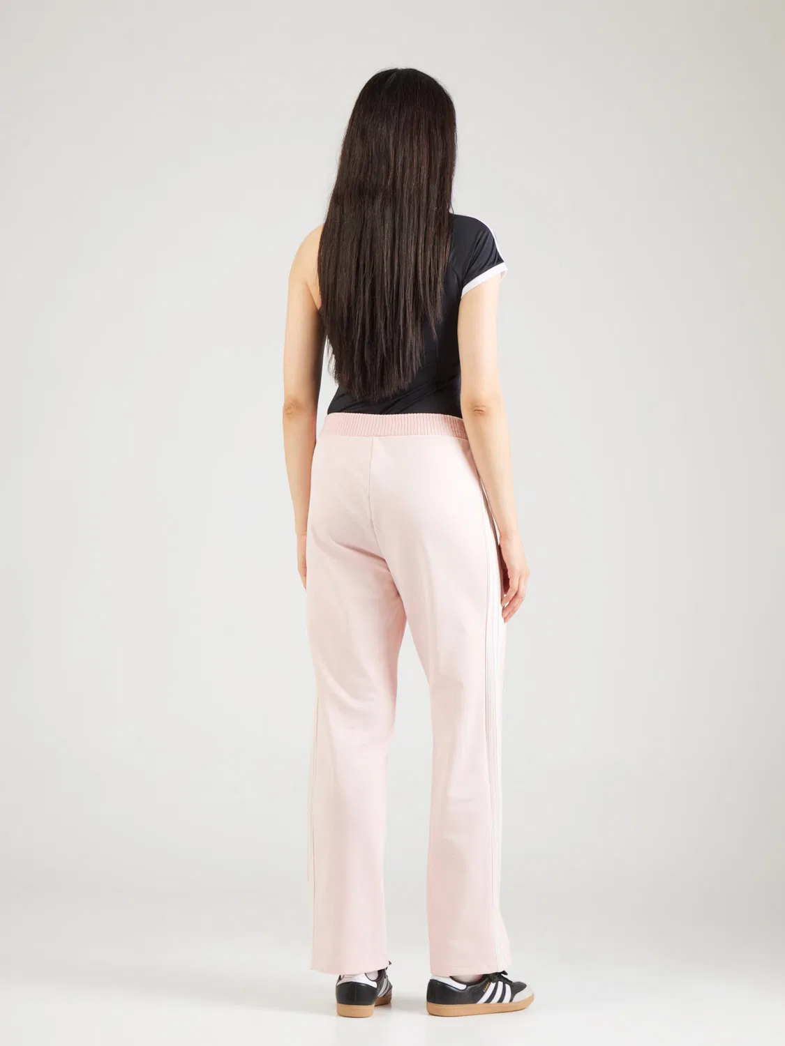 Брюки Adidas Originals Regular Pants Firebird светло-розового цвета — фото 4