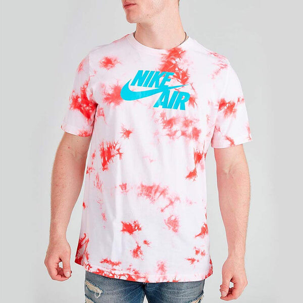 Футболка tie dye logo printing splash ink short sleeve pink Nike, розовый — фото 3