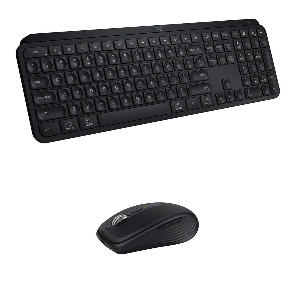 

Комплект из беспроводной клавиатуры Logitech MX Keys S и мыши MX Anywhere 3S (черный)