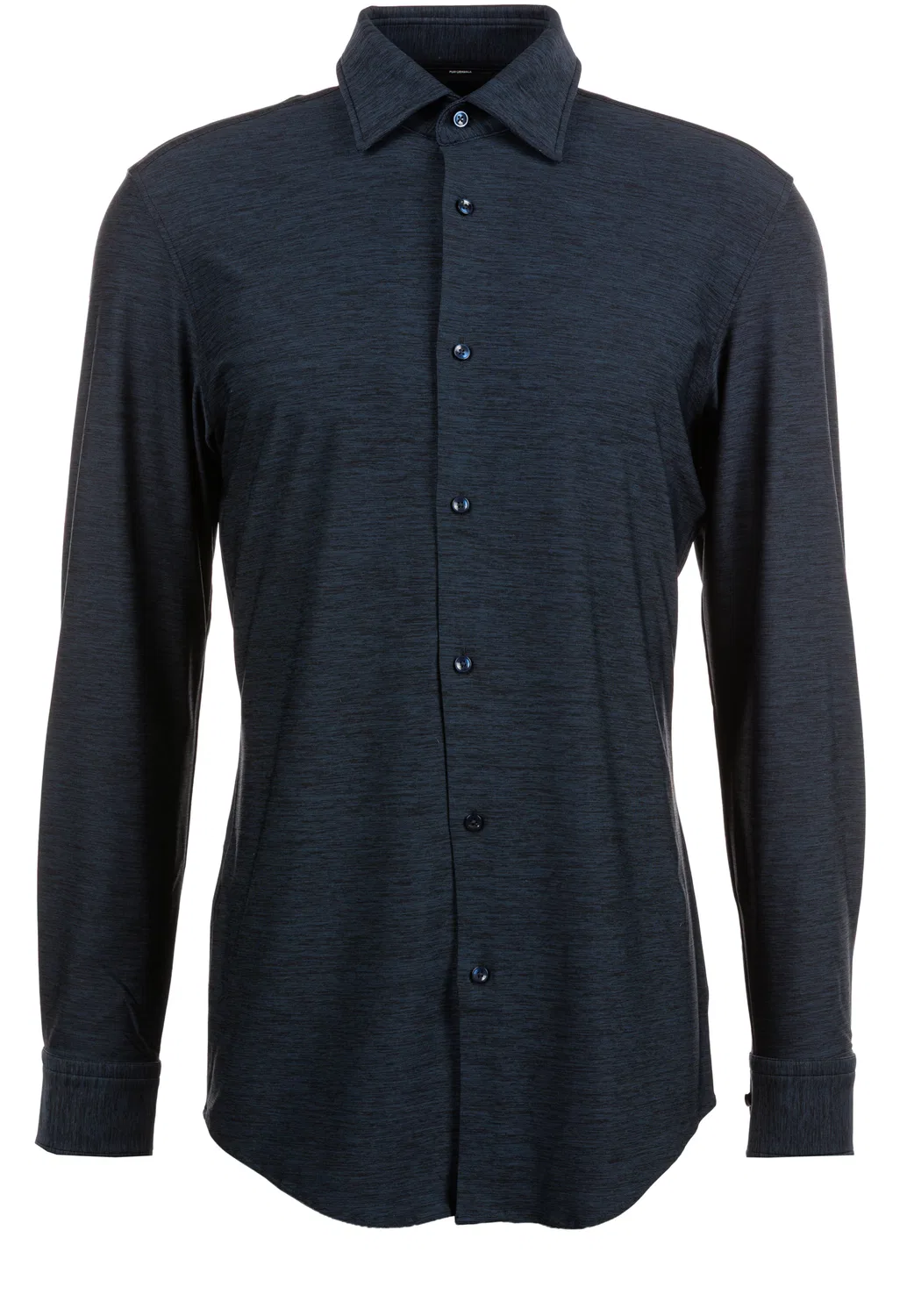 Рубашка Boss Regular fit Button Up Shirt P-Hank синего цвета