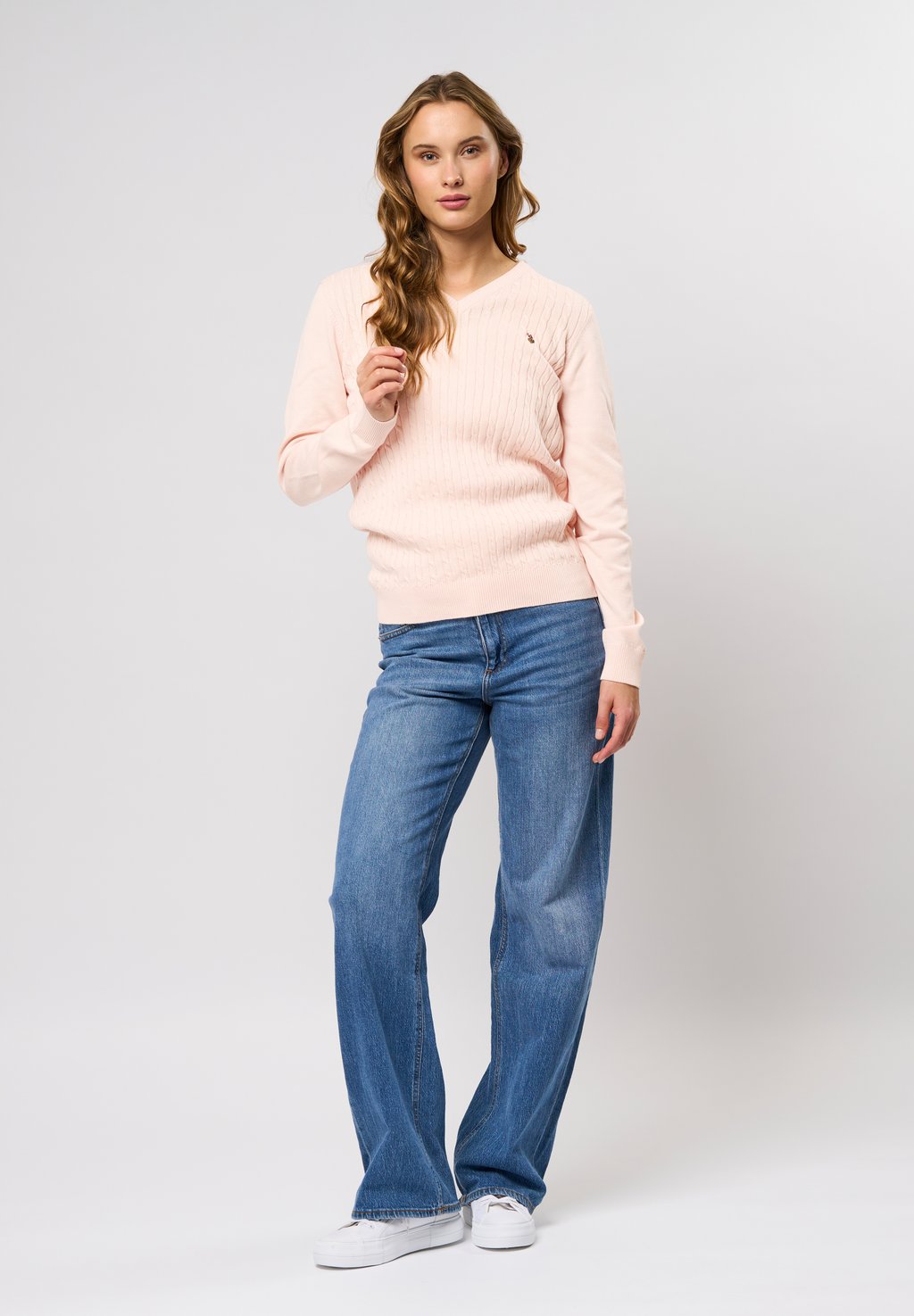 

Джемпер V-NECK BELL U.S. Polo Assn., светло-розовый