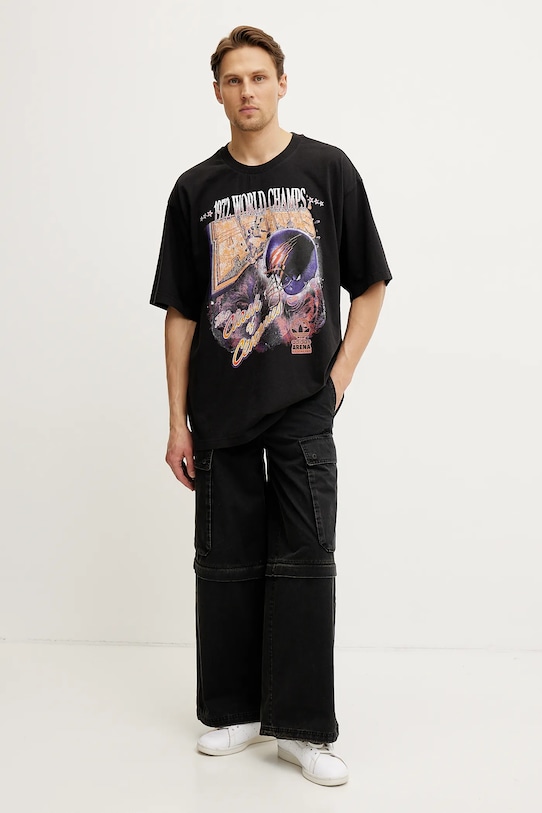 Хлопковая футболка GRAPHIC SS TEE Adidas Originals, черный — фото 2