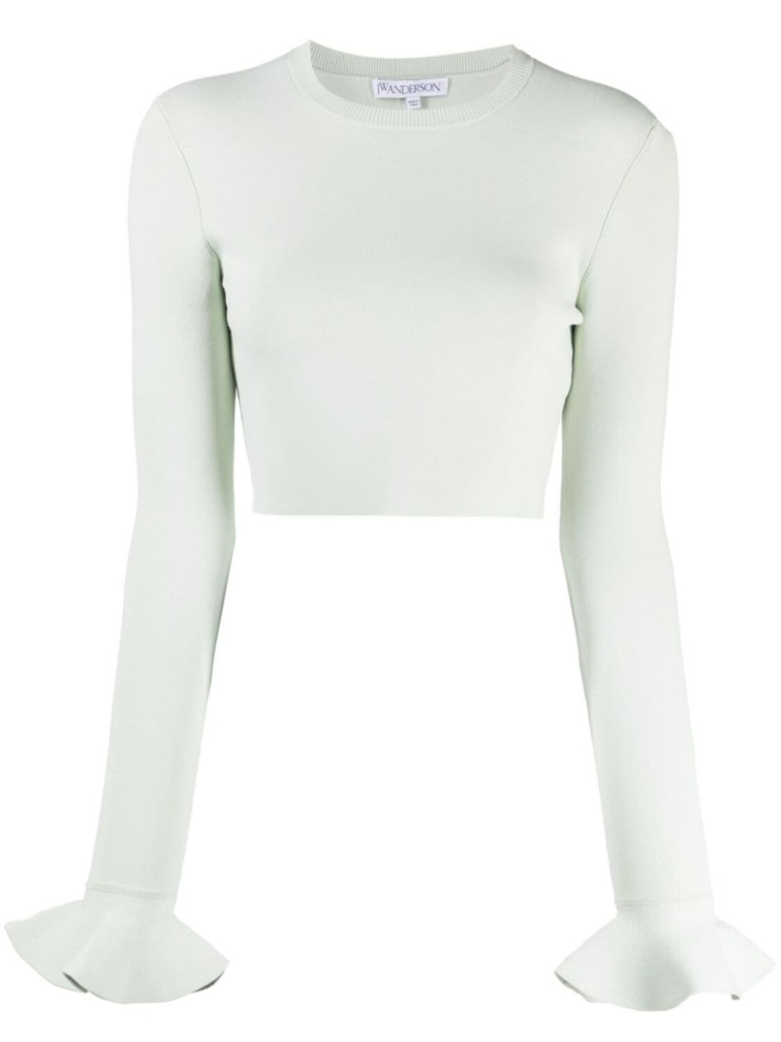

Укороченный топ с оборками JW Anderson, зеленый