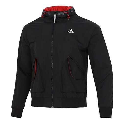 

Куртка adidas Cny Lite Wvjk limited Casual Sports Woven Hooded Jacket Black, черный