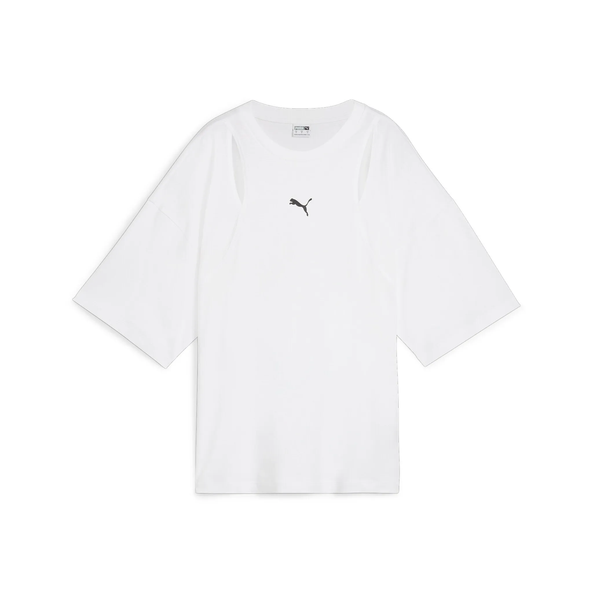 

Футболка PUMA "Футболка DARE TO Oversize с вырезом для женщин", белый