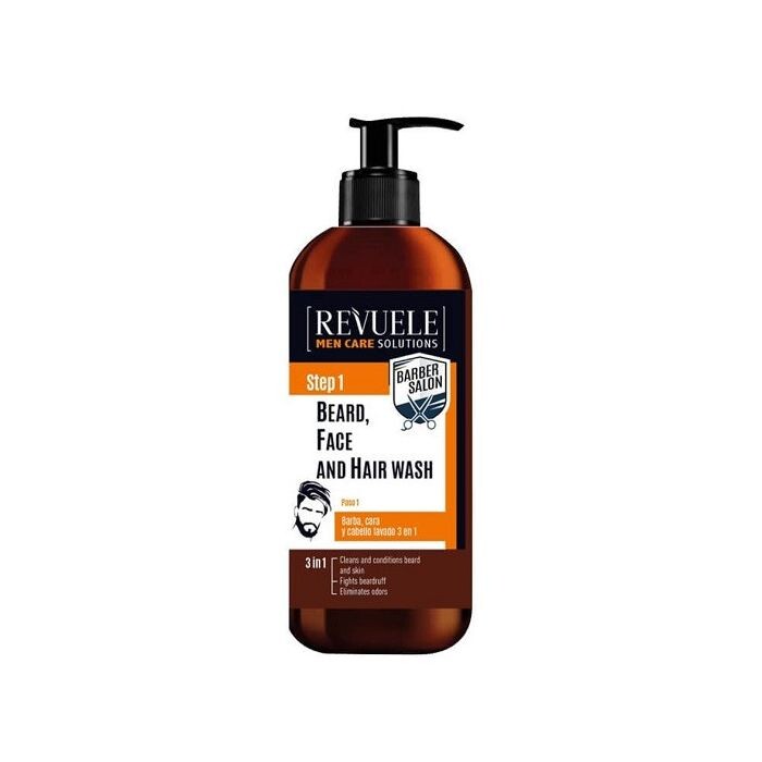 

Набор косметики Gel 3 en 1 Barba + Cabello + Rostro Revuele, 300 ml