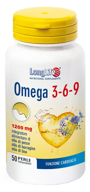 

Longlife Omega 3-6-9 50 жемчужин Здоровье сердца и кровообращения Long Life