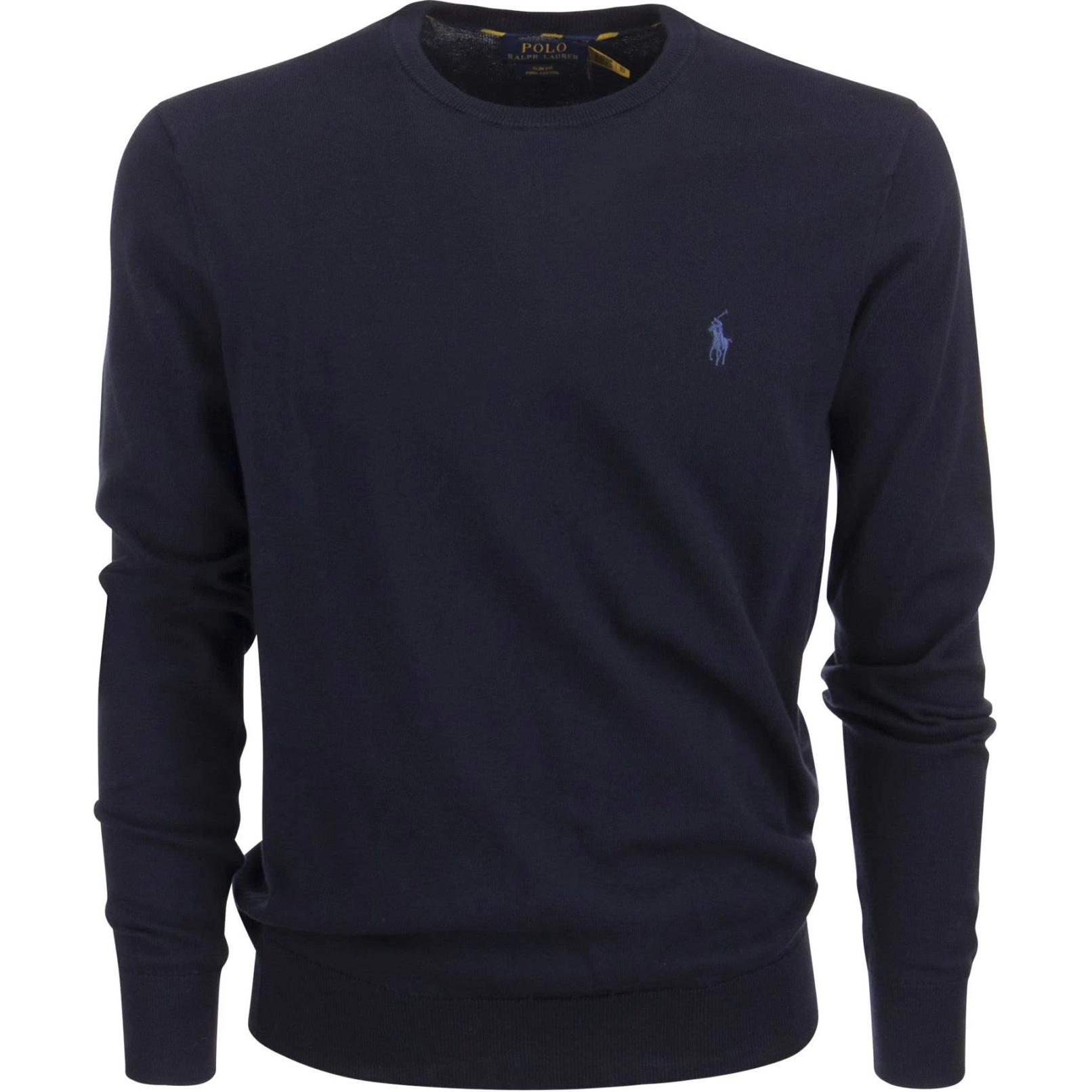 

Тонкая футболка поло Slim Fit Polo Ralph Lauren, темно-синий