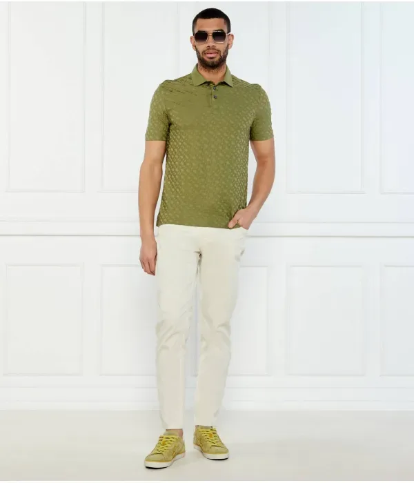 Поло H-Pack 80 regular fit Boss, зеленый — фото 2