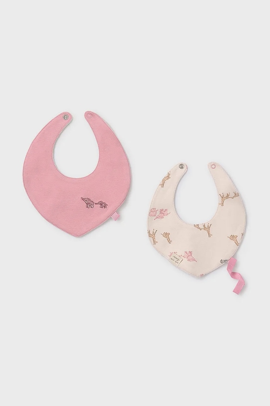 

Слюнявчик детский (2 шт.) Mayoral Newborn, розовый